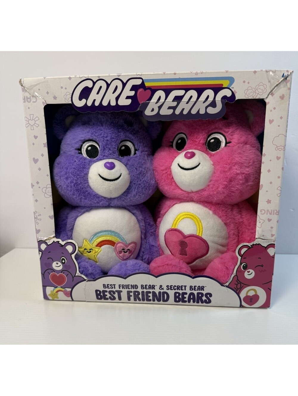Care Bears BEST FRIEND & SECRET BEAR 2 Pack Brand new in box never opened BJ’s